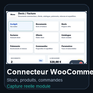 Connecteur WooCommerce