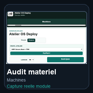 Audit materiel automatique